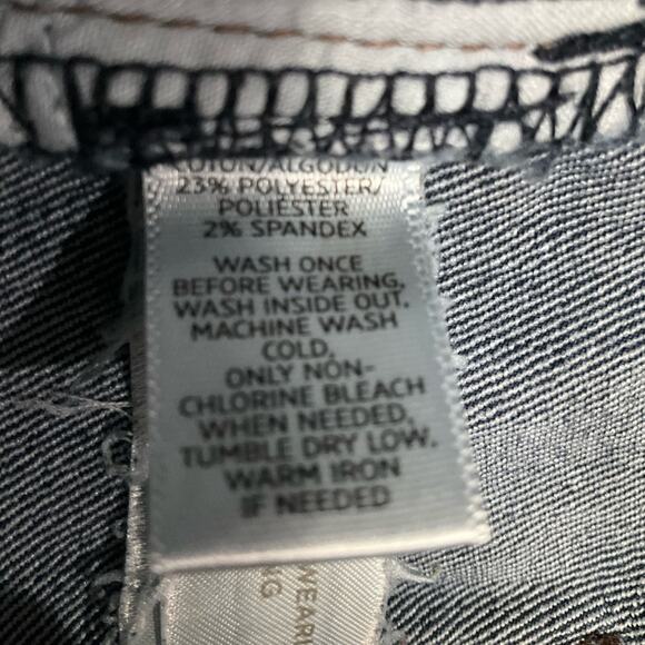 Ann Taylor Loft Women's Jeans Curvy Straight Stretch Blue Size 12 EUC - Picture 5 of 8